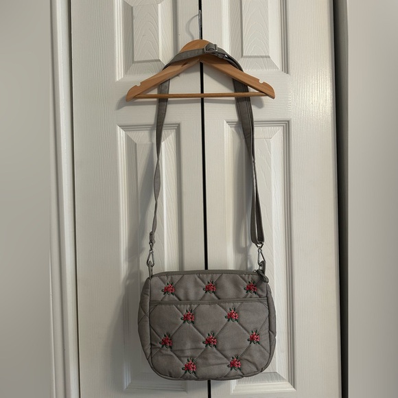 Vera Bradley: Iconic Turnabout Crossbody-Denim Gray - Picture 7 of 8